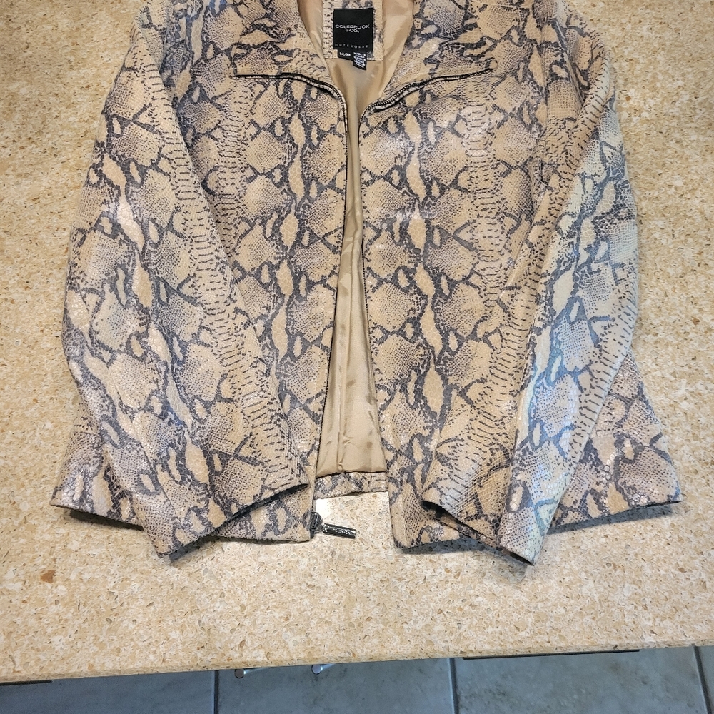 Womens leather coat